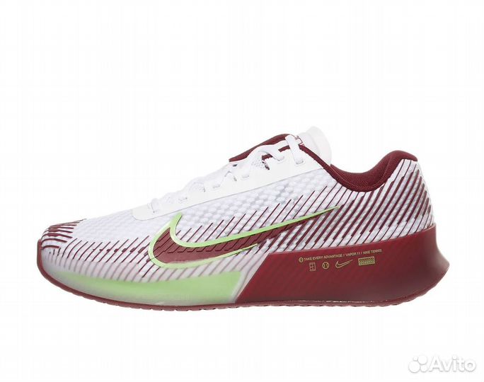 Мужские кроссовки Nike Zoom Vapor 11 AC белый/крас