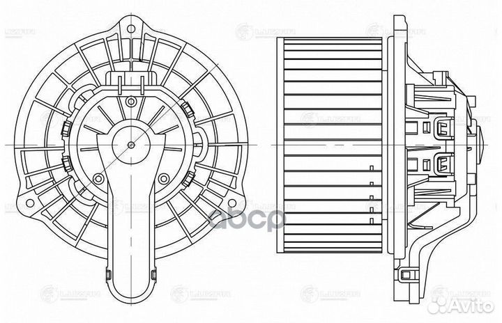 Мотор печки 971132Y000 LFH08Y0 luzar