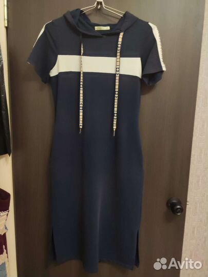 Летнее платье с капюшоном