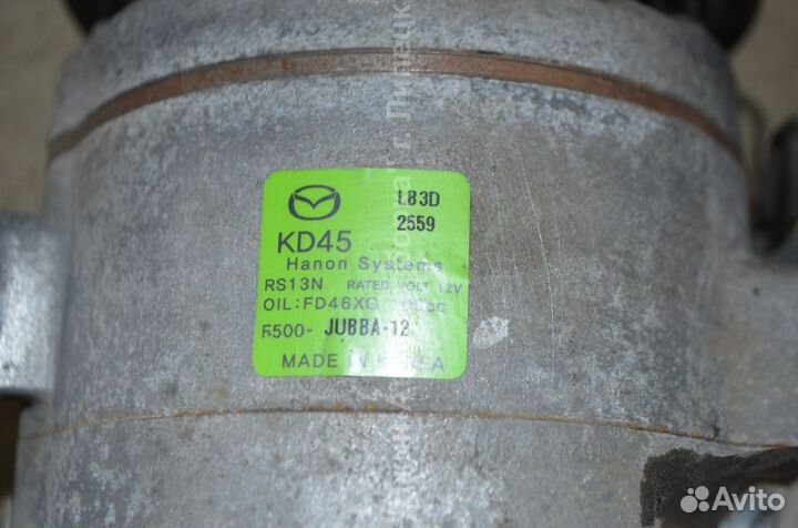 Компрессор кондиционера Mazda 6 GJ CX-5 Mazda 3