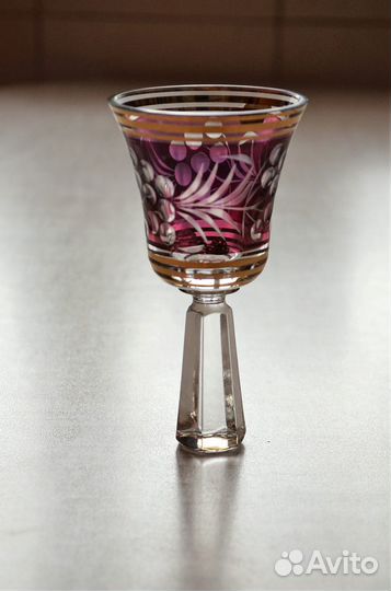 Штрафной бокал-колокольчик времен СССР, Богемия