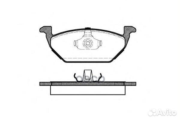 Колодки торм.дисковые 263300 Road house