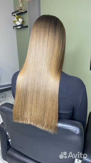 Кератиновое выпрямление волос модель