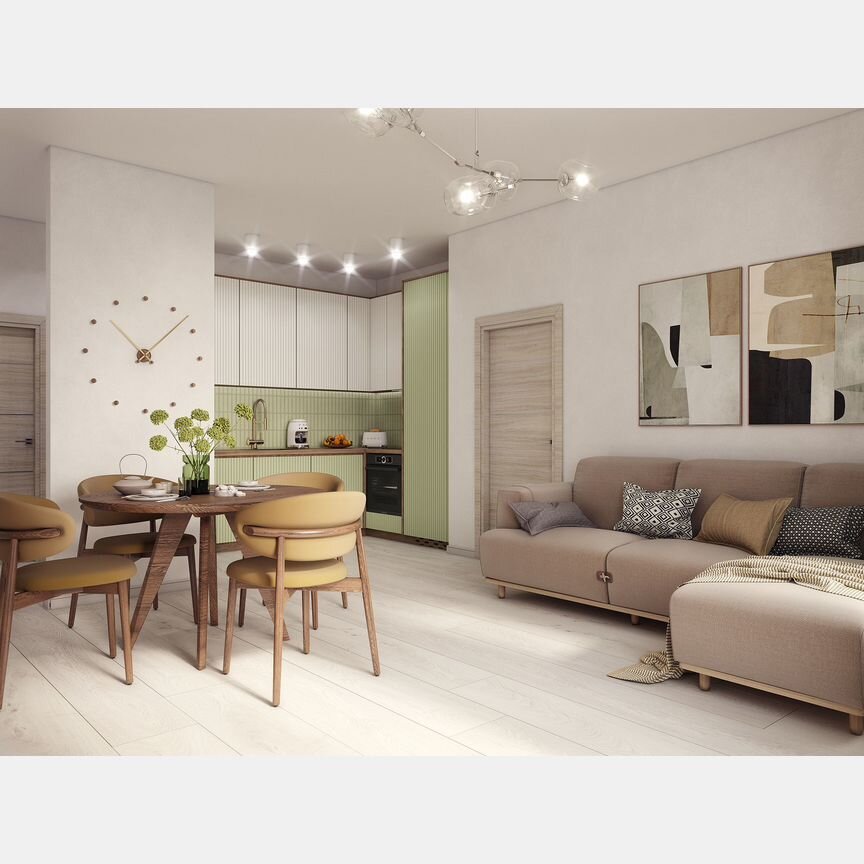 1-к. апартаменты, 34,6 м², 13/13 эт.
