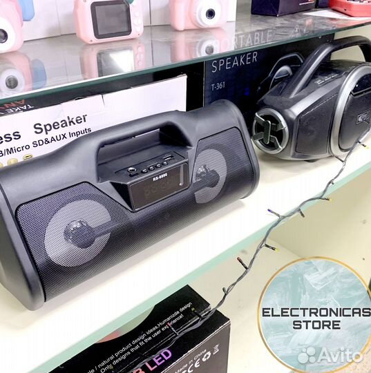 Блютуз Колонка Большая Speaker RS8890 Purple 40см