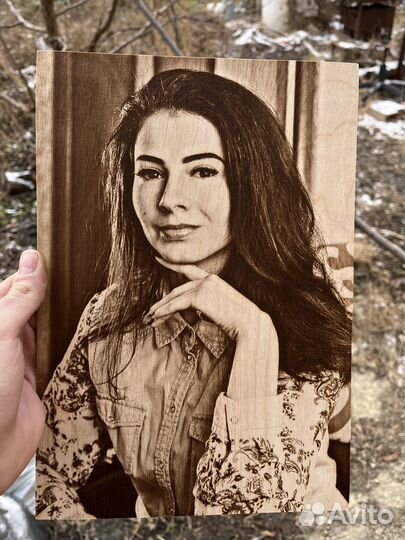 Выжигание портретов на дереве