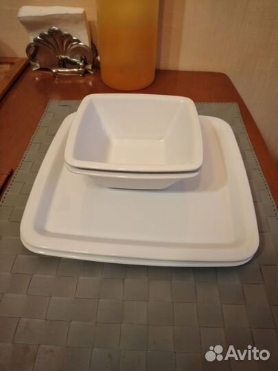 Посуда IKEA тарелки набор