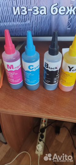 Картриджи hp+краска