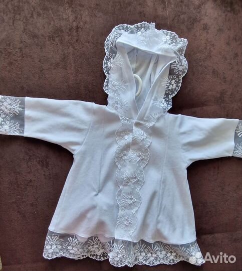 Рубашка для девочки крестильная