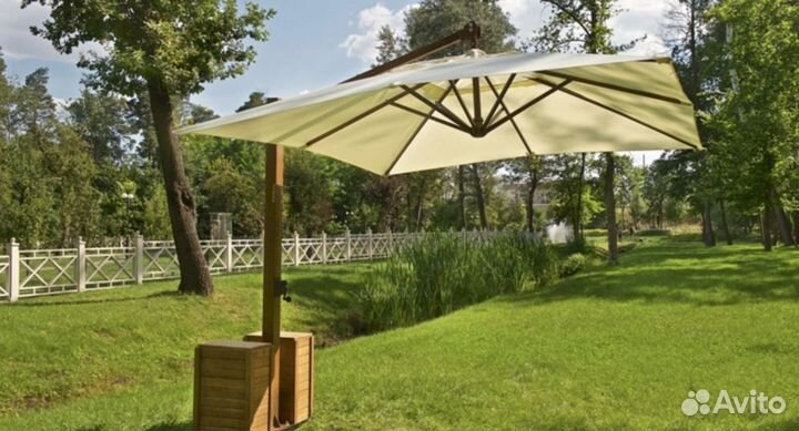 Зонт уличный для кафе 4х4