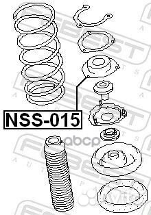 Опора амортизатора NSS-015 NSS-015 Febest