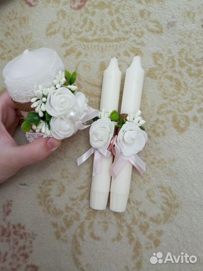 Свечи восковые - Семейный очаг