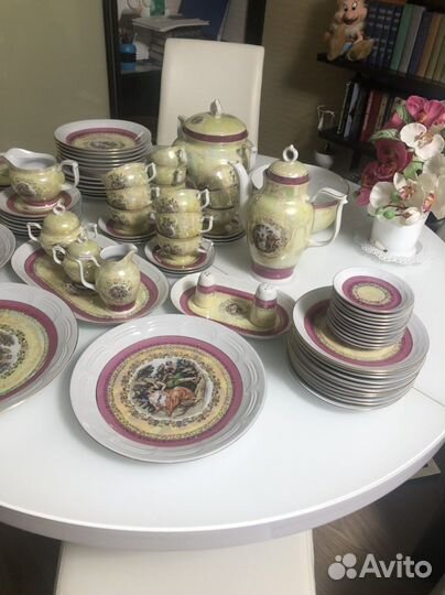 Столовый и чайный сервиз мадонна гдр