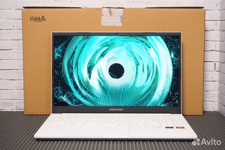 NEW Maibenben M555 White R5-5500U\8Gb\256G\AMD