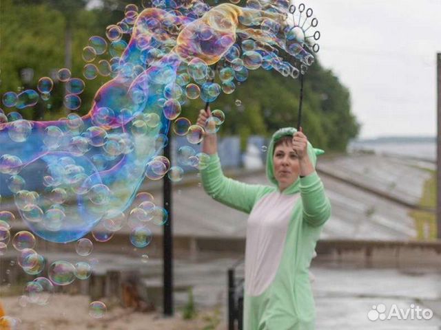 Шоу мыльных пузырей