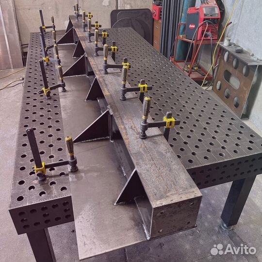 Сварочный 3D стол 1000х800х100 толщиной 8 мм