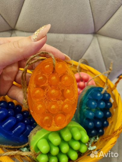 Массажное мыло с люфой