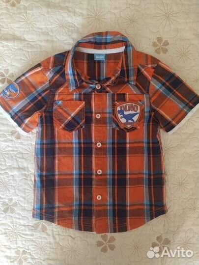 Рубашка для мальчика новая 104 110 индия