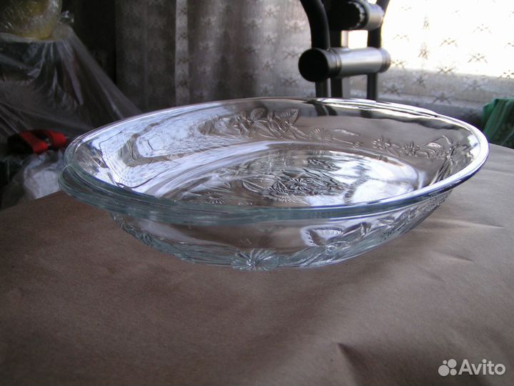 Блюдо стеклянное