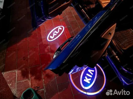 Подсветка дверей с лого Kia K5 TF Optima TF