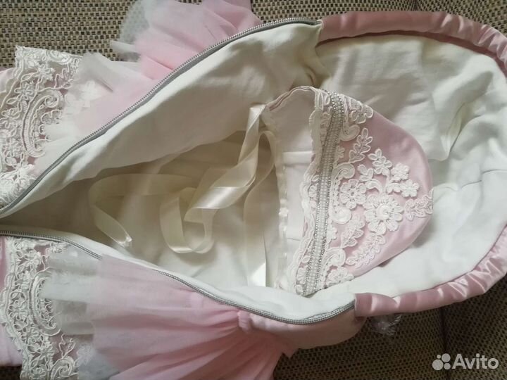 Конверт на выписку для девочки осень