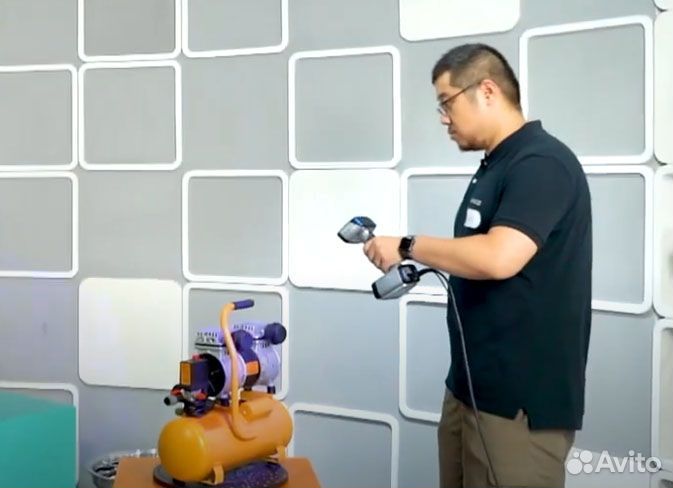 3D сканер, сканирование, фрезеровка копии роботом