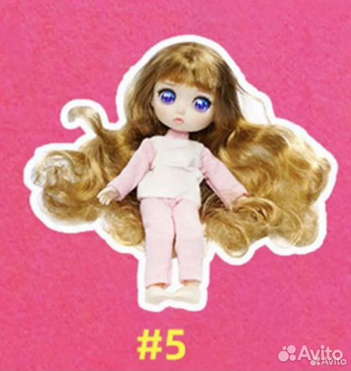 Кукла 1/8 Bjd кукольный набор 15 см