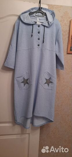 Спортивное платье с капюшоном размер