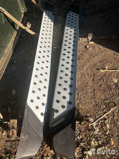 Пороги и кенгурятник на kia sportage