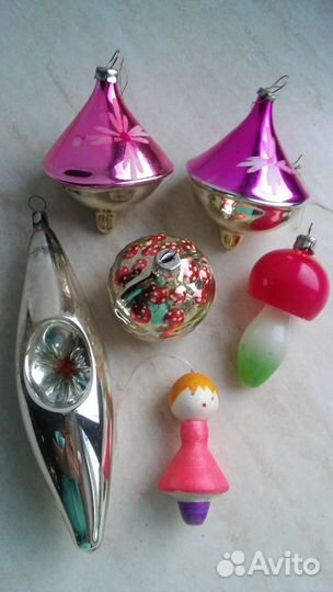 Елочные игрушки СССР
