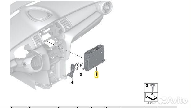 Система навигации (в сборе) mini F60 65506820386