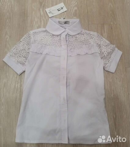 Школьная блуза для девочки новая