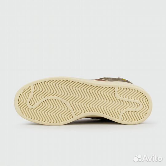 Кроссовки Adidas Campus Brown / White with Fur