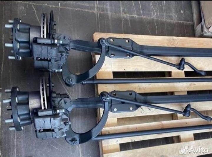 Передняя балка на газель в сборе