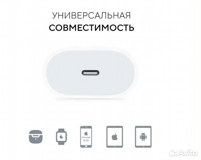 Быстрая зарядка. Блок питания apple 25w