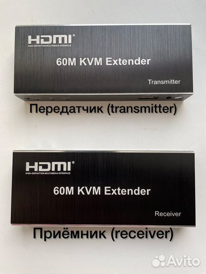 Приемопередатчик hdmi 60M KVM Extender