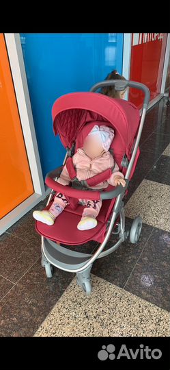 Коляска babyton cosmo red