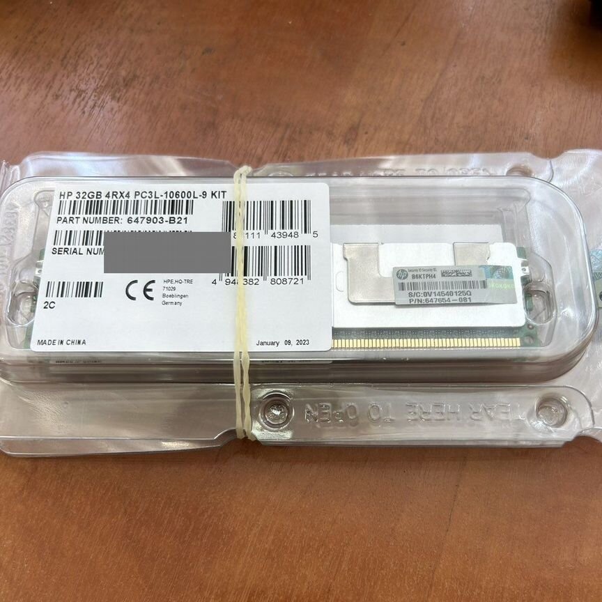 [647903-B21] Оперативная Память Hp 32gb 647903-B21 647654-081