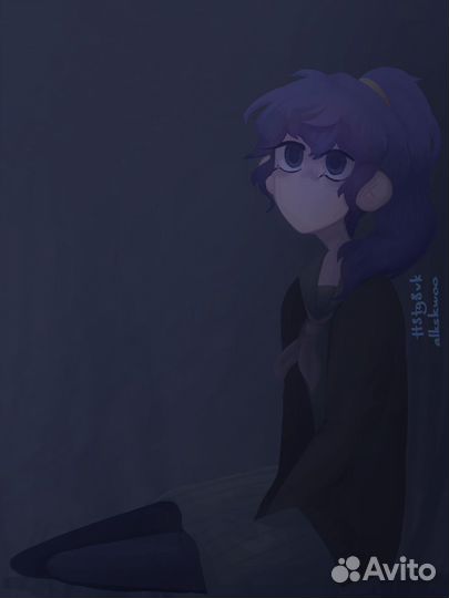 Диджитал арт 2d рисунок портрет