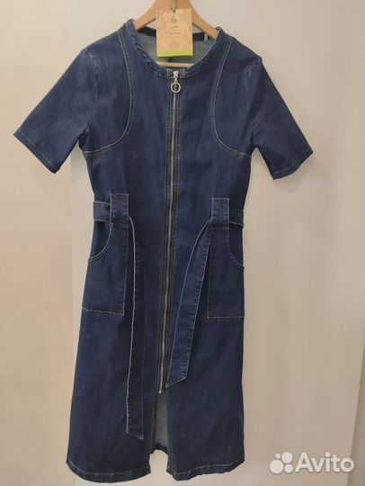 Платье повседневное джинсовое