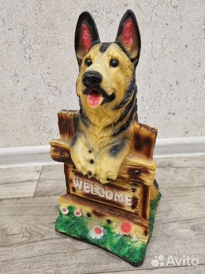 Фигурка садовая, копилка Немецкая овчарка
