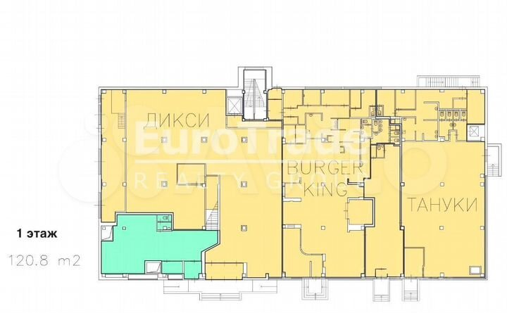 Сдам торговое помещение, 1068 м²