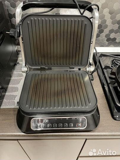 Гриль redmond SteakMaster RGM-M805, серый/металл