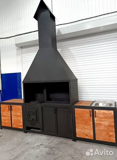 Мангал 6 мм, печка под казан, гриль, барбекю