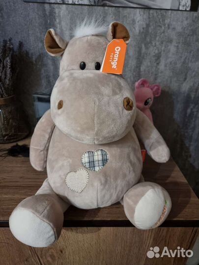 Мягкая игрушка Бегемотик Мотя
