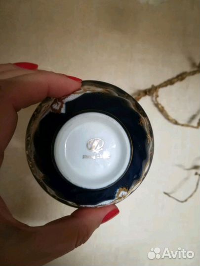 Менажница/горка Чехия + 6 пиал фарфор новое