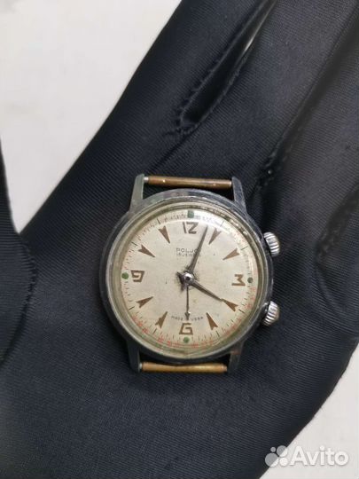 Часы наручные Полёт 18 камней с будильником (Ч)