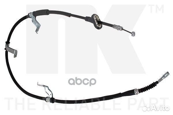 Трос ручного тормоза Hyundai tucson 04- 1710мм