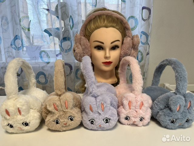 Теплые наушники для девочек