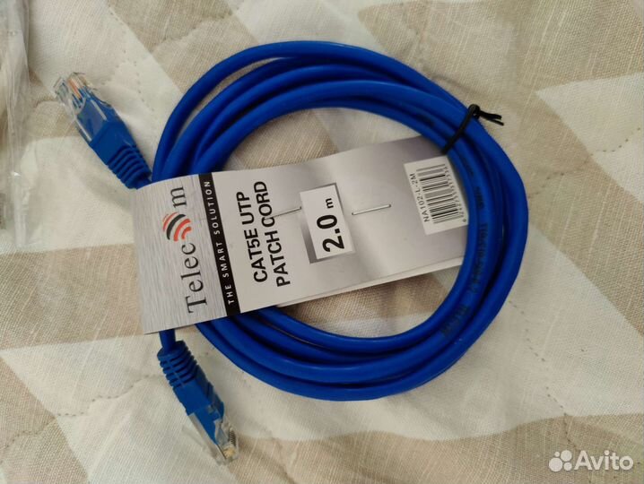 Кабели патч-корды для интернета 1.5/1.8/2/3/5м